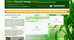 Desktop Screenshot of campusphysicaltherapy.com
